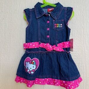 Y2K hello kitty deadstock dress size 4t and 6
